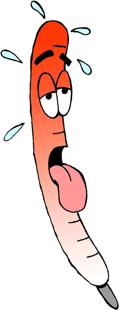 Thermometer Clipart Cartoon (400x1019), Png Download