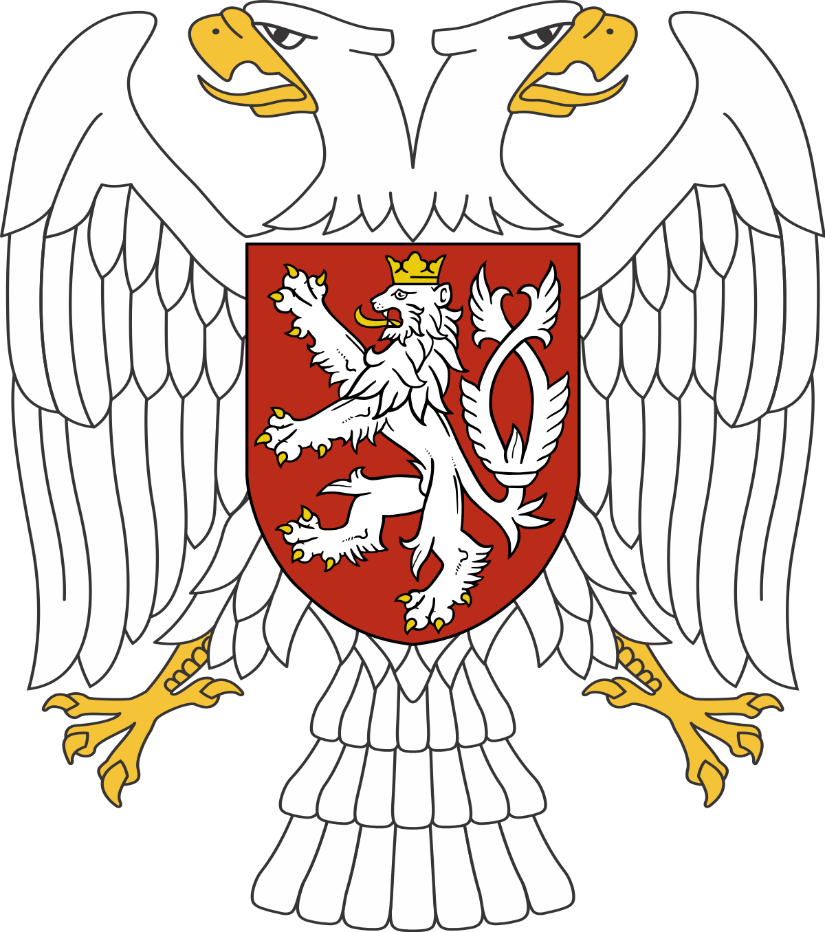 Nazi Czech Coat Of Arms (1200x1356), Png Download