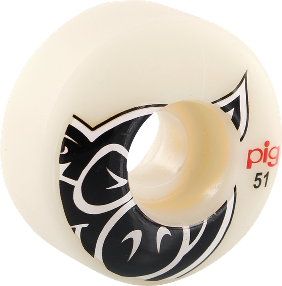 Pig Head Natural 51mm - Pig Head Natural Skate Wheels Natural, 54 Mm (986x1000), Png Download