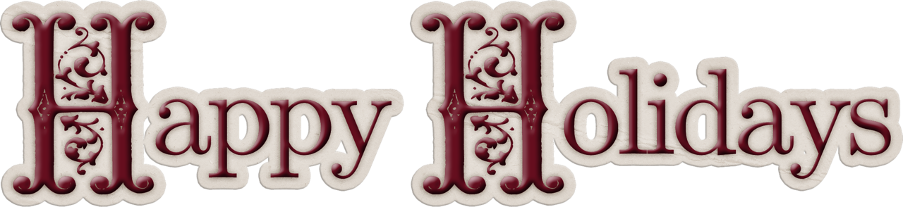 Christmas, Happy Holidays Clip Art - Birthday (1280x294), Png Download