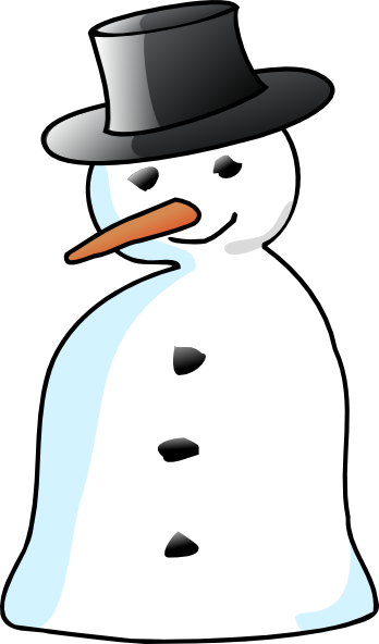 Snowman Svg Clip Arts 348 X 592 Px (348x592), Png Download