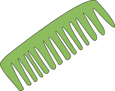 Clipart Info - Clip Art Hair Comb (473x372), Png Download