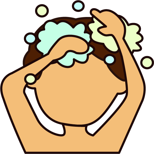 Shampoo Hair - Wash Hair Clipart (509x508), Png Download