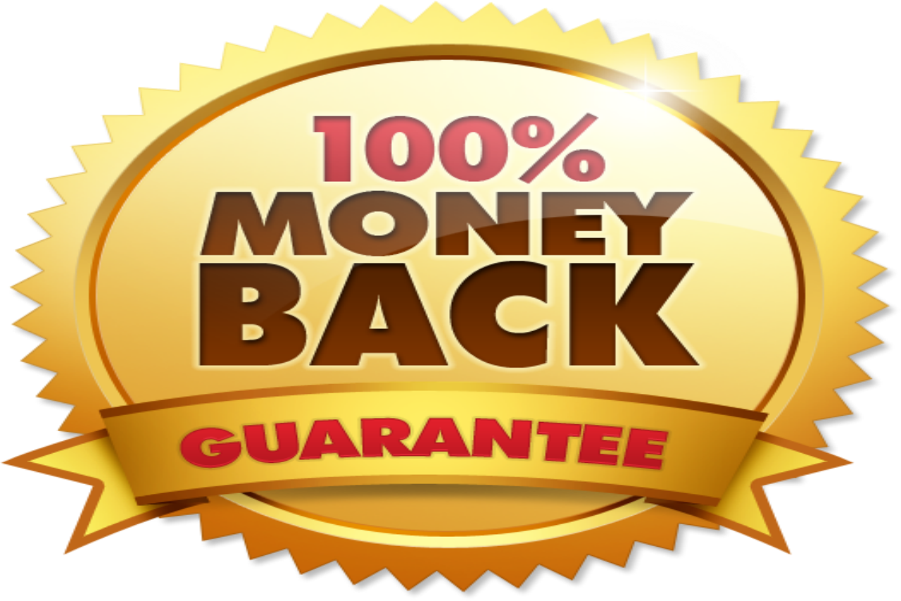 Enjoy Your Land - 100 Money Back Guarantee Logo Png (1280x853), Png Download