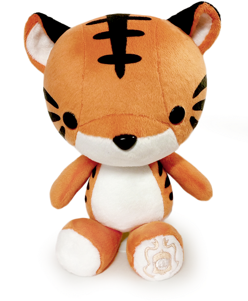 Kawaii Tiger Plush (850x1124), Png Download