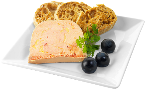 Foie Gras Png - Assiette Foie Gras Png (468x310), Png Download
