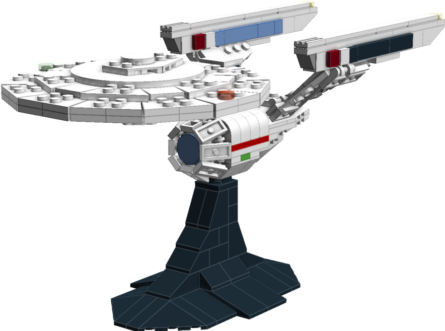 Uss Enterprise A - Lego Star Trek Lxf (1200x664), Png Download