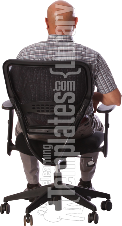 Office Chair (390x720), Png Download