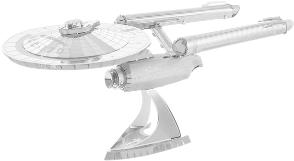 Metal Earth - Star Trek - U - S - S - Enterprise Ncc-1701 - Metal Earth Models Star Trek (620x453), Png Download