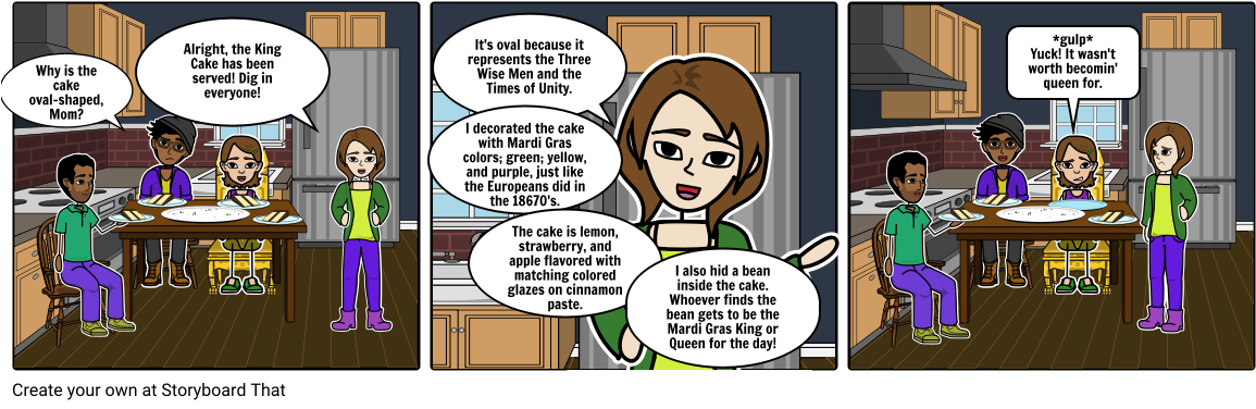 Mardis Gras - Cartoon (1164x385), Png Download
