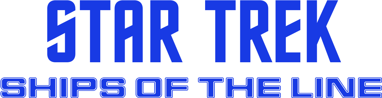 Star Trek Ships Of The Line Logo - Star Trek Original Motion (1920x509), Png Download