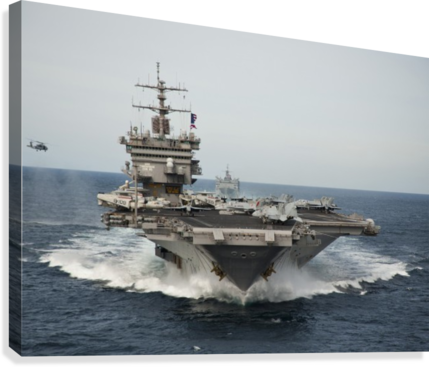 Uss Enterprise Transits The Atlantic Ocean - Uss Enterprise (429x367), Png Download