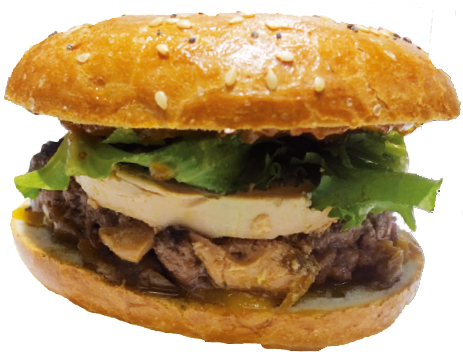 Bagel Foie Gras (462x500), Png Download