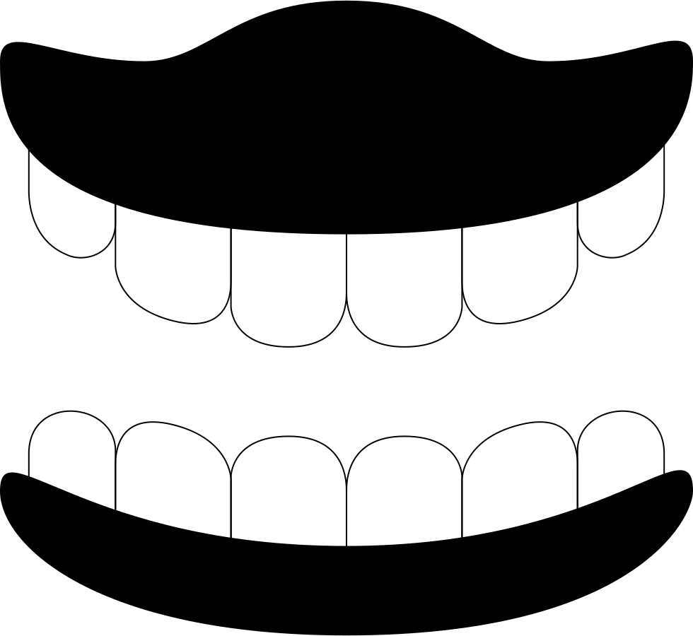 False Teeth Comments - Portable Network Graphics (980x900), Png Download