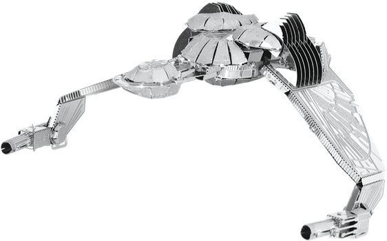 Metal Earth 3d Model Kits - Klingon Bird Of Prey Star Trek Ship Metal Earth 3d (620x384), Png Download