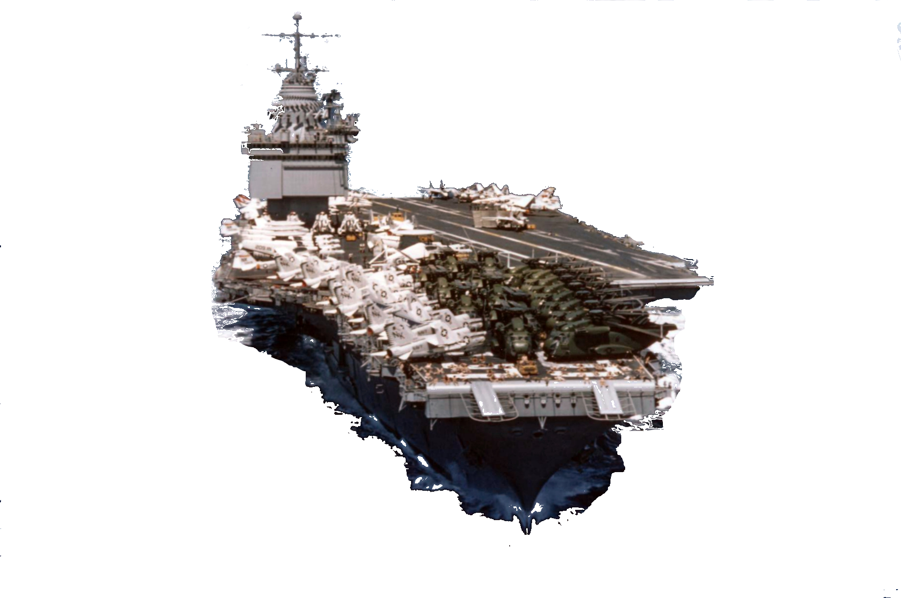 Ussenterprise - Aircraft Carriers Of The U.s. Navy [book] (1839x1221), Png Download