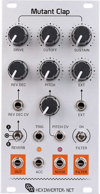 Hexinverter Mutant Clap 13hp (800x800), Png Download