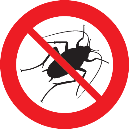 One Of The Most Seemingly Resilient Pests, Cockroaches - Interdit Fumer Png (417x417), Png Download