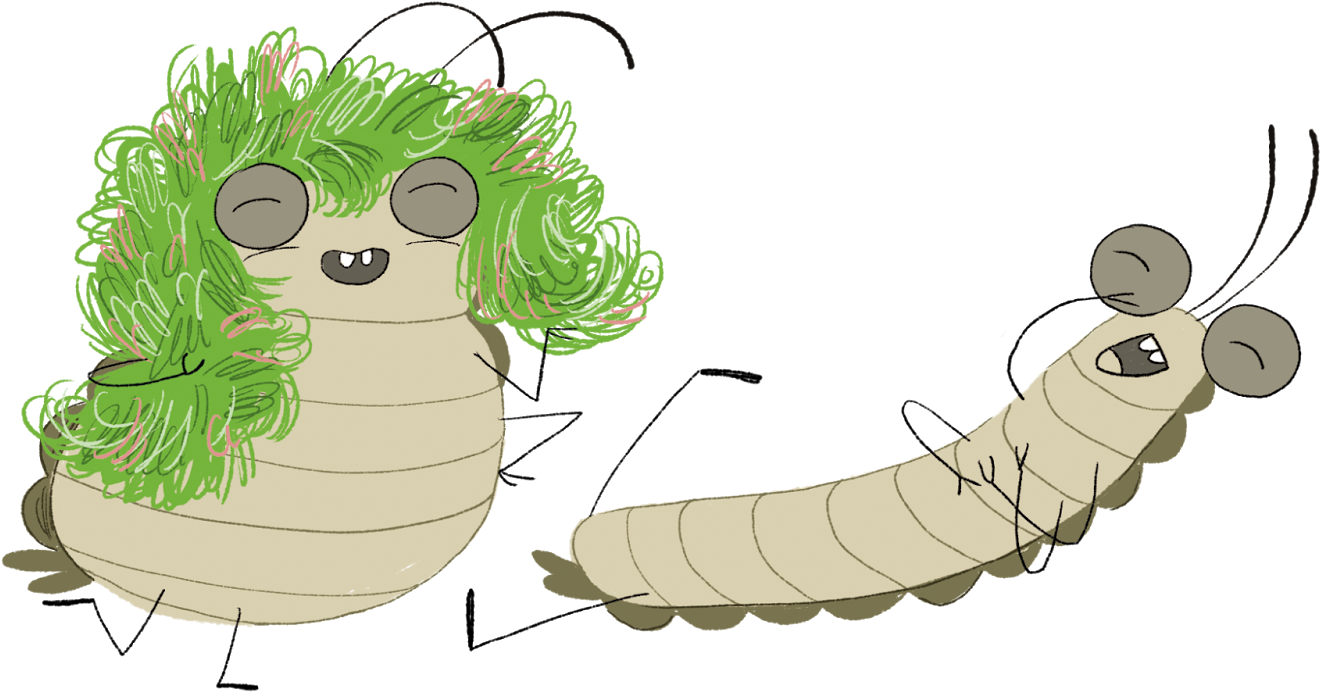 Speaking Of Dinner, Did You Know That Fireflies Do - Waxworm (1600x1143), Png Download