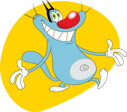 Oggy Portal - Oggy Oggy (439x386), Png Download