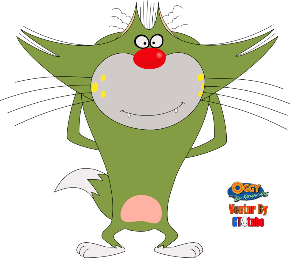 Jack Vector Oggy And The Cockroaches By Gt4tube-d8unylw - Oggy Et Les Cafards Jack (948x842), Png Download