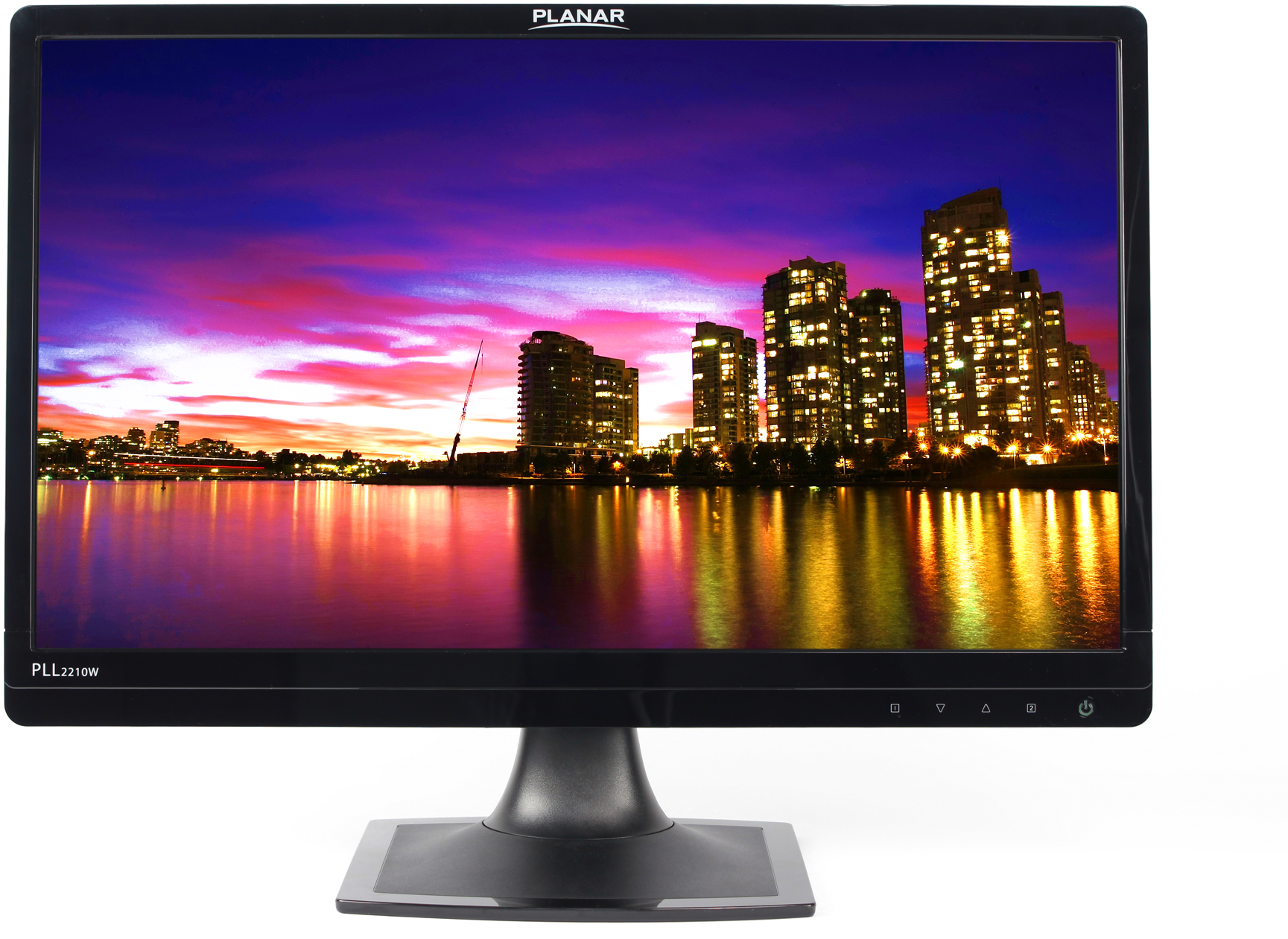 Planar Pll2210w Lcd Monitor - Planar Pll2210w - 22" Led Monitor - Fullhd - Black (1920x1338), Png Download