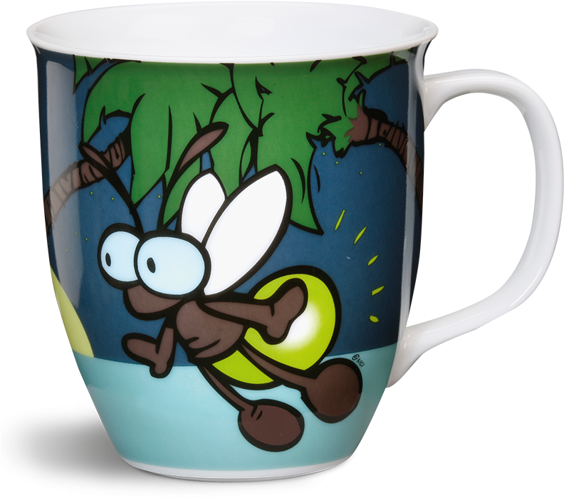 Nici Firefly Ringo - Nici Turquoise Glow In The Dark Firefly Mug (800x800), Png Download