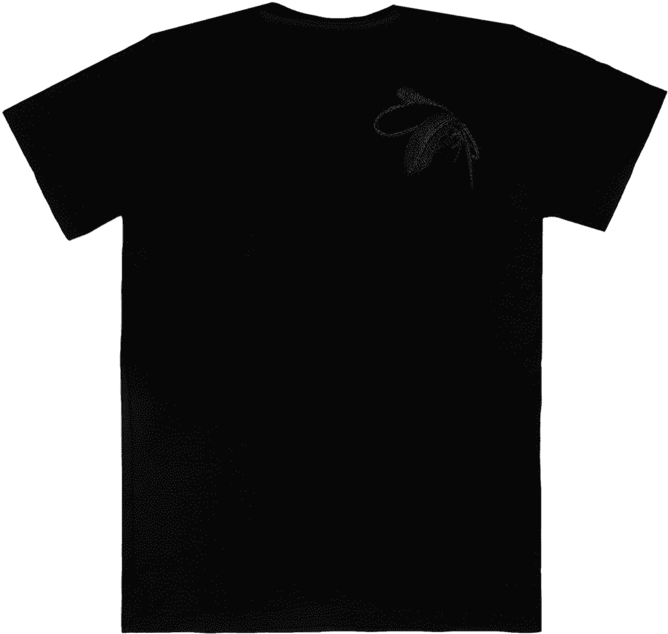 Firefly Graphic - Back Of A Black Shirt (680x680), Png Download