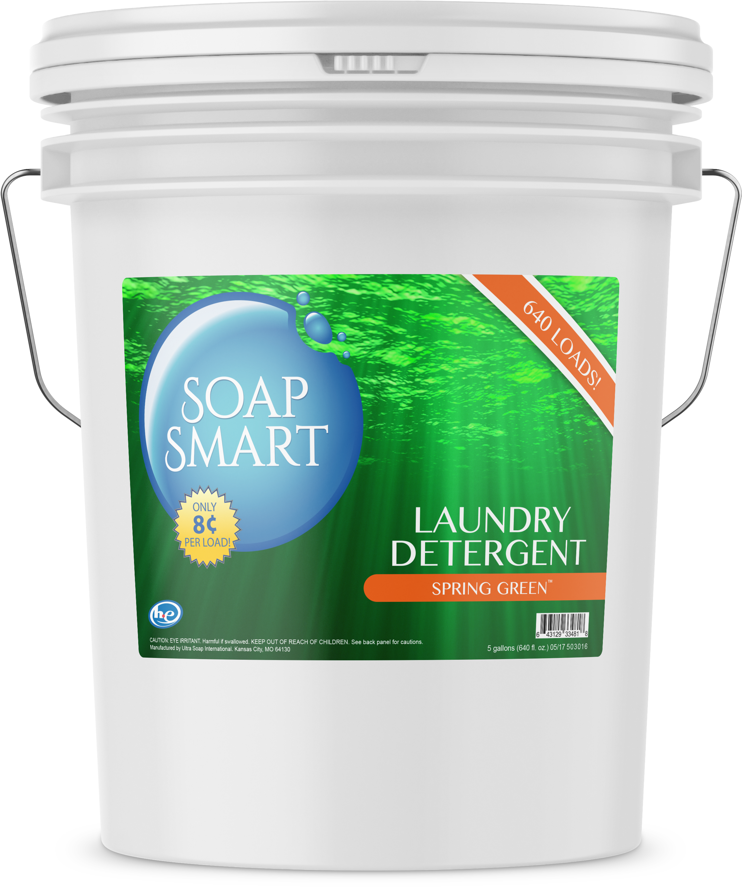 Spring Green 5 Gallon Laundry Detergent - Laundry Detergent (4000x4000), Png Download