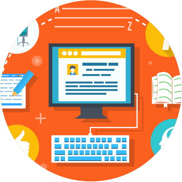 Seo Implementation - Flat Design Blog (600x600), Png Download
