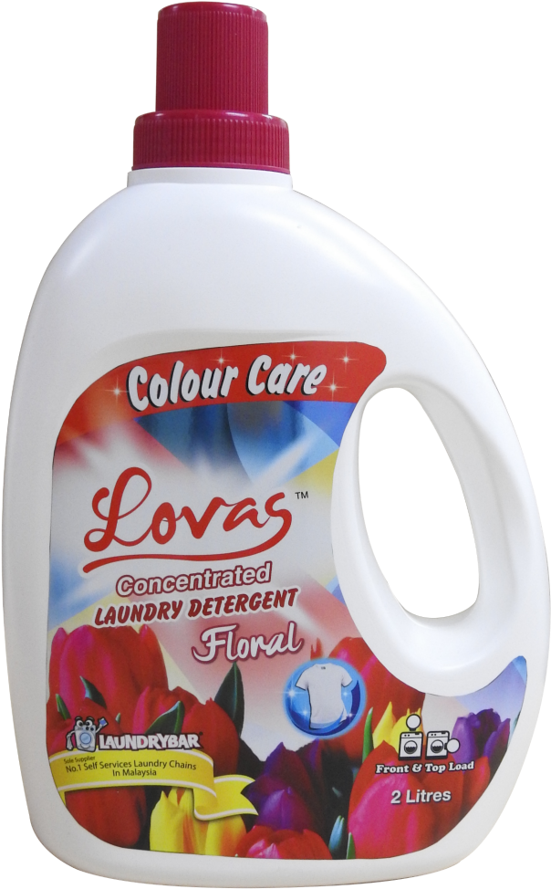 Download Lovas Concentrated Laundry Detergent Floral 2l With Detergent Malaysia Full Size Png Image Pngkit