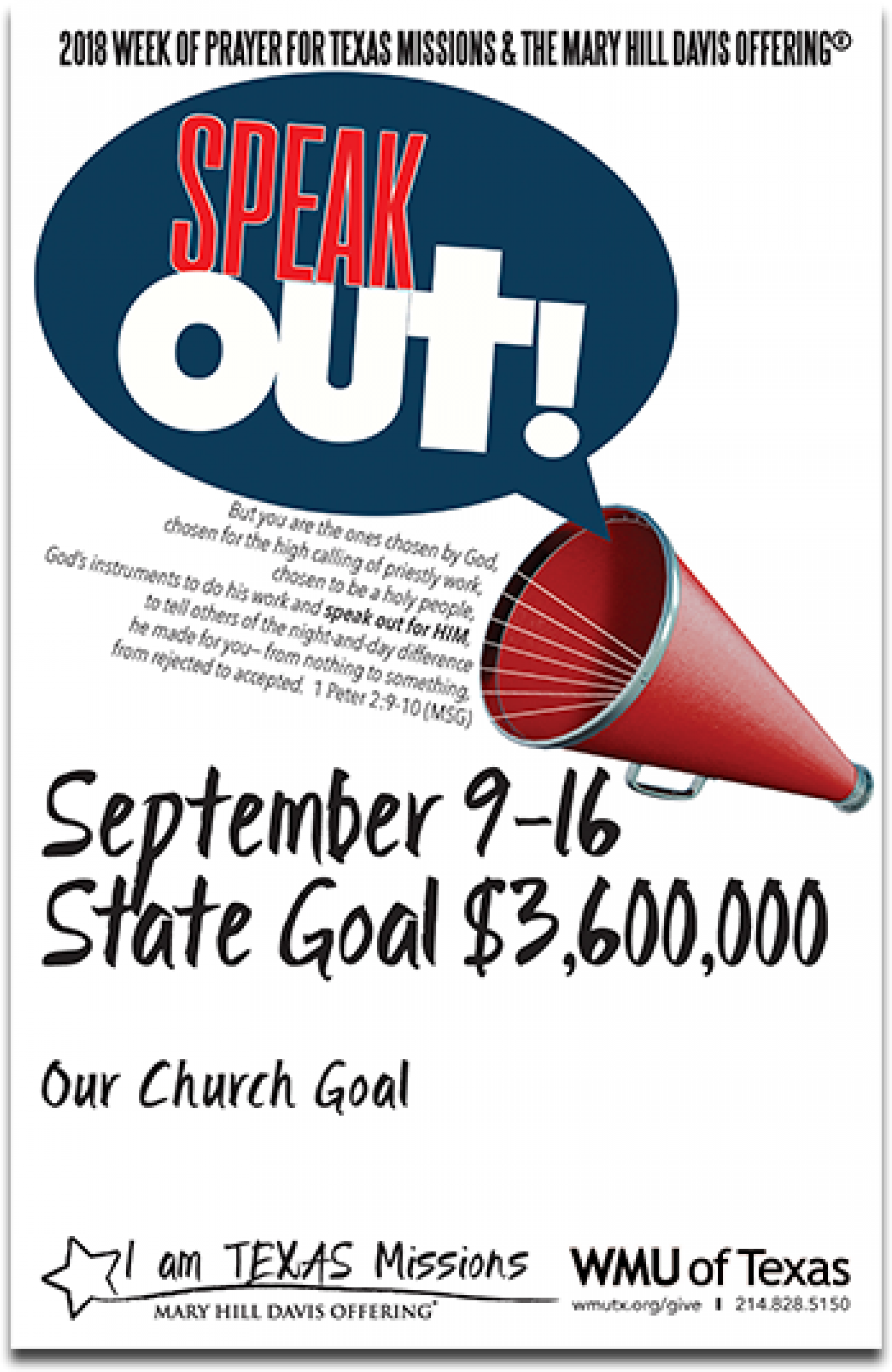 Churchwide Plans - Mary Hill Davis Offering 2018 (2280x3297), Png Download