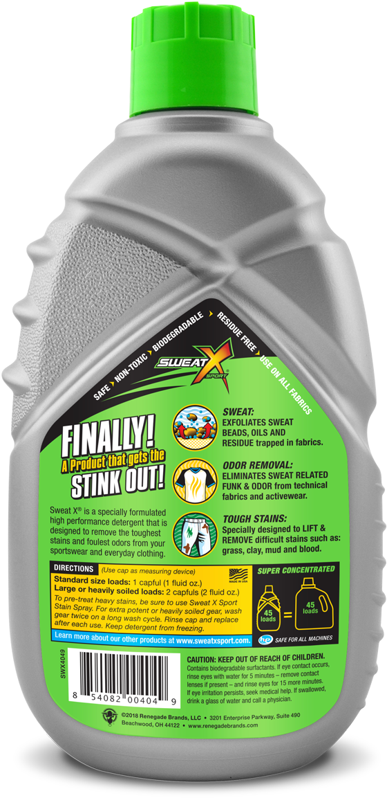 Product Image 1 - Sweat X Sport Laundry Detergent (1200x1200), Png Download