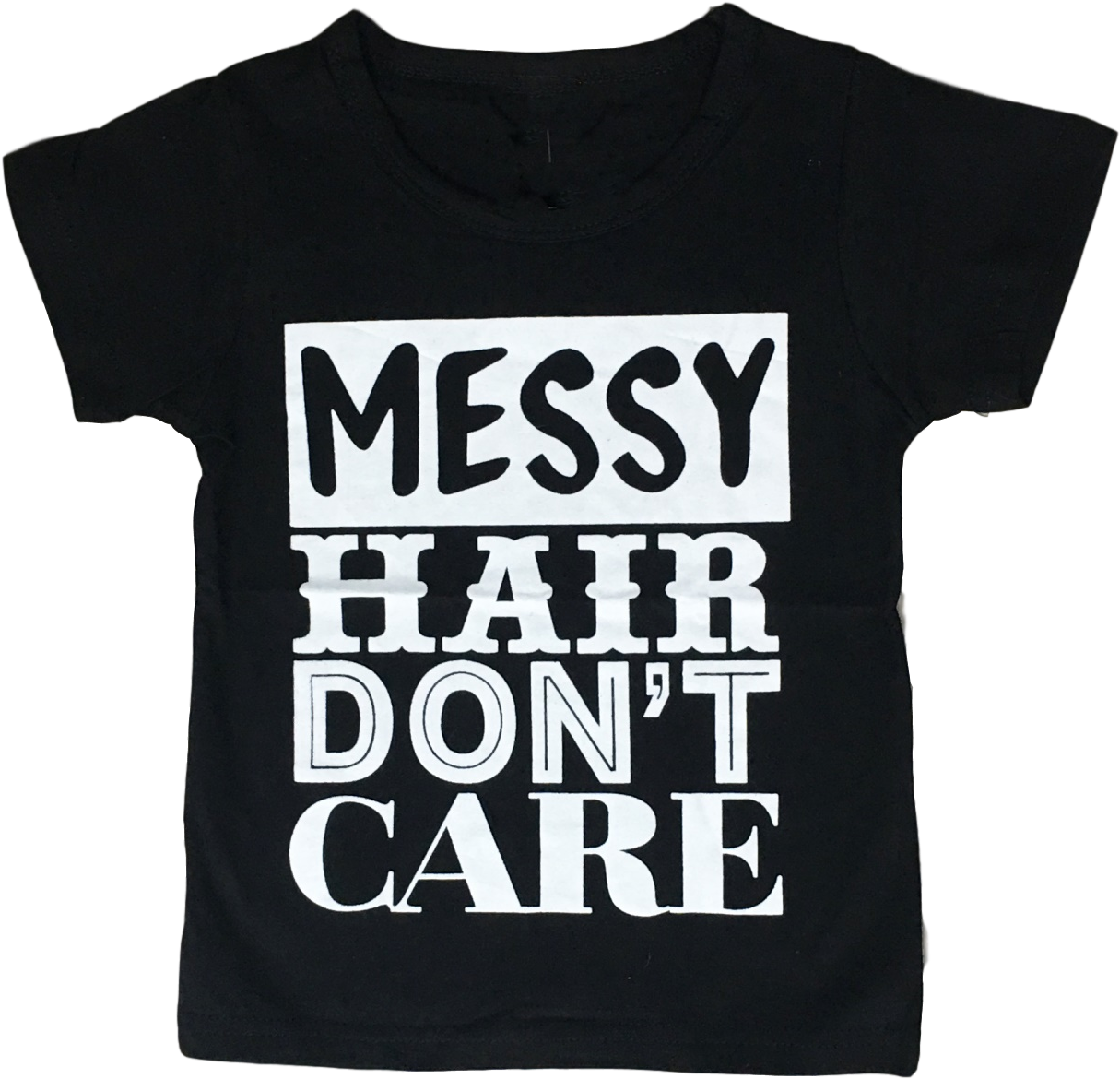 Messy Hair, Don't Care T-shirt Shirts - Messy Hair - Don't Care!- As Picture / 2t (2048x2048), Png Download