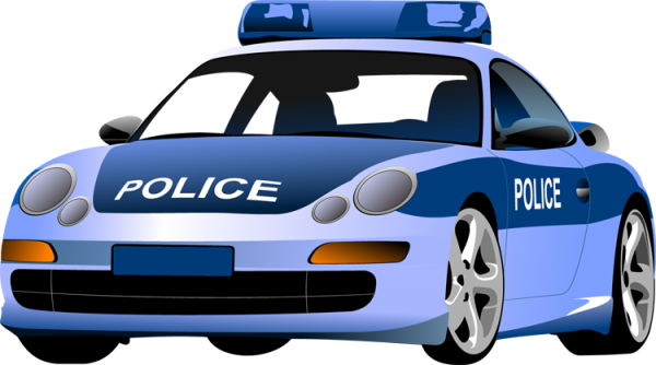 Download Free "police Car Clipart 3" Png Photo, Images (600x334), Png Download