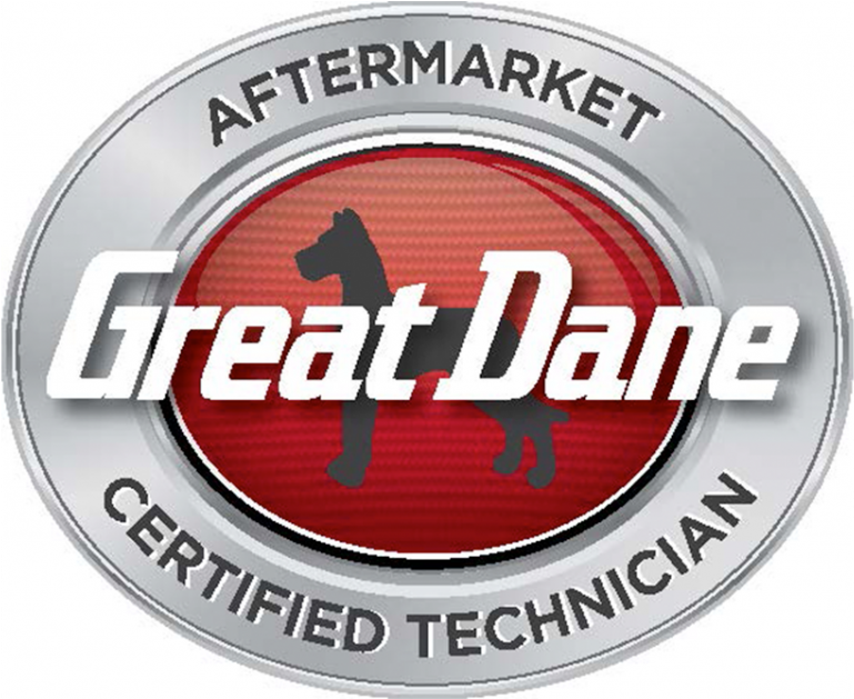 Great Dane Service Technician Training Program Receives - Great Dane Trailers (1920x1065), Png Download
