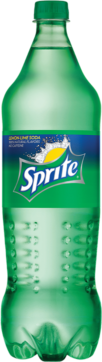 Coca Cola Bottle Png - 1 Liter Sprite Bottle (300x730), Png Download