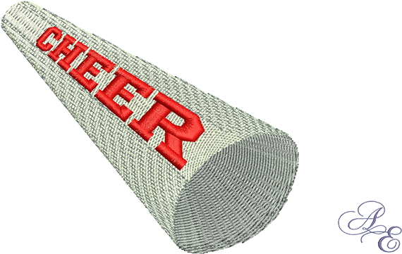 A Cheerleader's Megaphone - Mesh (722x361), Png Download