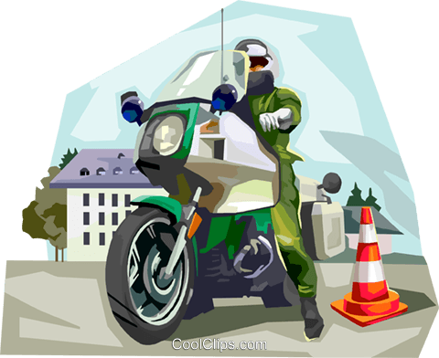 Vetor Policia Moto Png (480x392), Png Download
