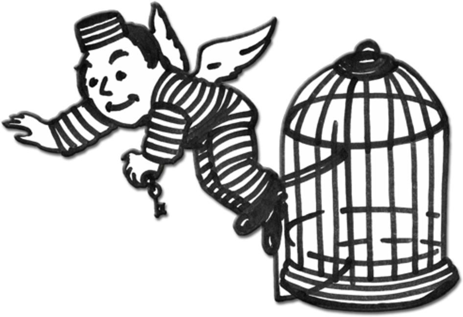 Banner Black And White Stock A Better Bail Company - Drawing Bail (960x685), Png Download