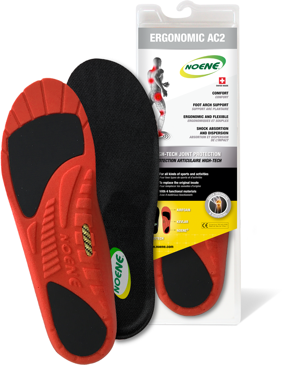 Ergonomic-ac2 Insoles - Plantilla Absorcion De Impactos (1280x1280), Png Download