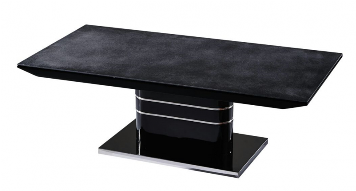 More Views - 7 Star Furniture Zoom Black Coffee Table (1200x1200), Png Download