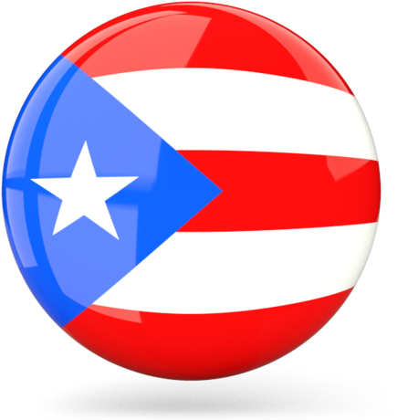 Illustration Of Flag Of Puerto Rico - Puerto Rico Flag Icon (640x480), Png Download