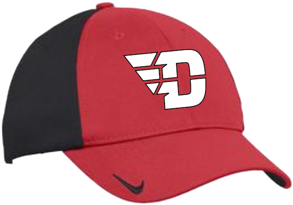 Nike Red/black Hat - Baseball Cap (600x419), Png Download