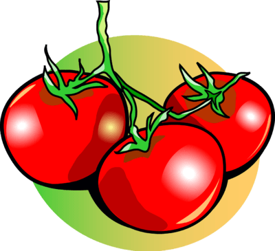 Tomatoes Clipart - Free Clip Art Tomatoes (400x365), Png Download