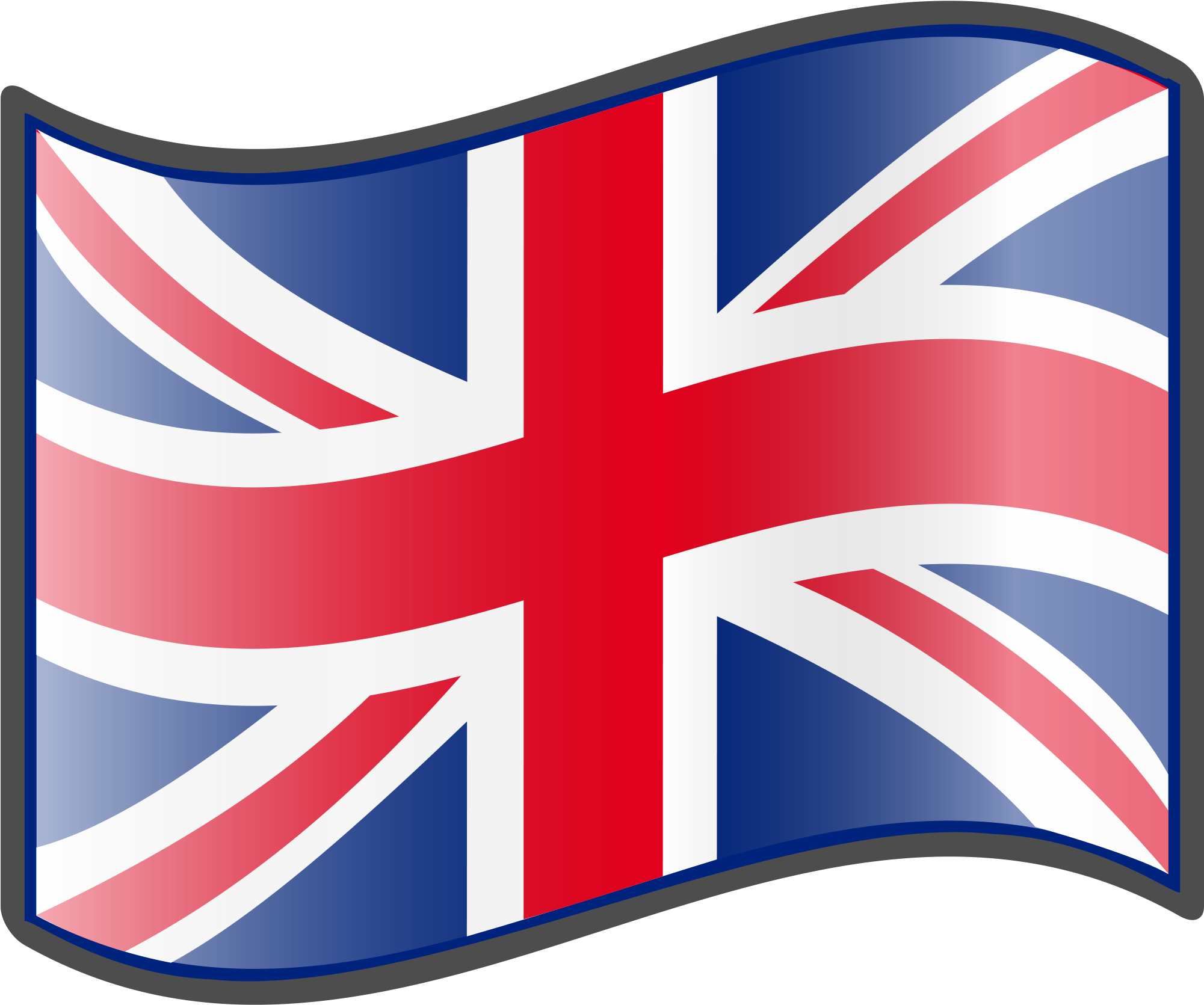 Flag Clipart Union Jack United Kingdom Flag Nuvola - United Kingdom (2001x1671), Png Download