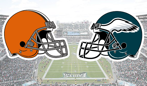 Cleveland Browns Vs Eagles (600x350), Png Download