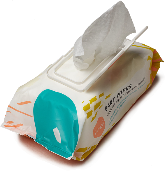 Baby Wipes - Full Size - Parasol Baby Wipes - Strong, Soft, Refreshing, Good (600x600), Png Download