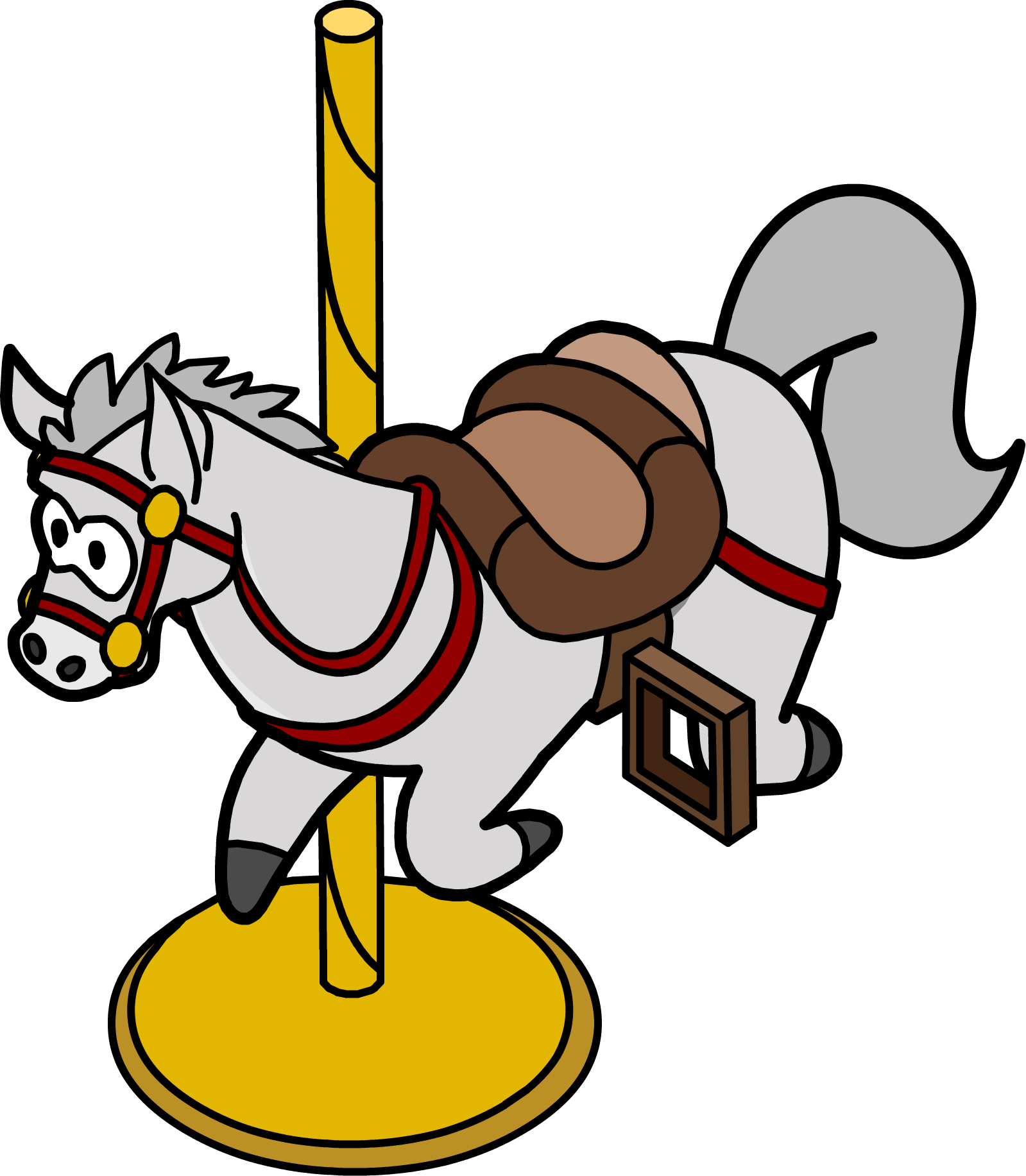Carousel Horse - Caballitos De Carrusel Png (1599x1833), Png Download