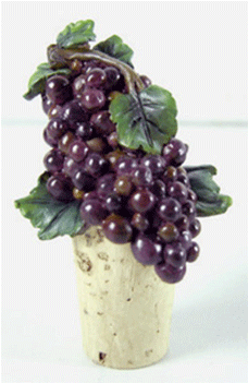 Red Grapes Bottle Stopper - Grape (350x350), Png Download